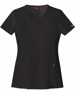 Dickies Xtreme Stretch Women Scrubs Top V-Neck 82851 | Shirts & Tops
