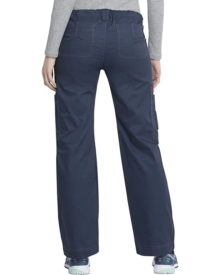 Dickies Gen Flex Women Scrubs Pant Low Rise Drawstring Cargo 857455 | Pants - Image 3