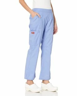 Dickies Women's EDS Signature Stretch Mid-Rise Moderate Flare Leg Pull-on Pant-Petite | Pants