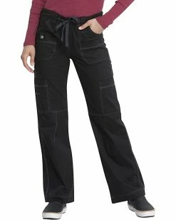 Dickies Gen Flex Women Scrubs Pant Low Rise Drawstring Cargo 857455 | Pants