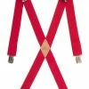 Dickies Men's 1 1/2 inch Solid Straight Clip Adjustable X Back Suspender | Suspenders & Braces