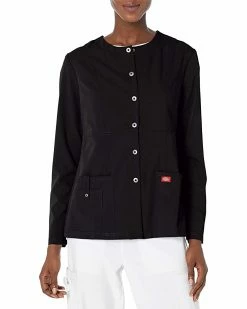 Dickies Xtreme Stretch Women Warm Up Scrubs Jacket Snap Front 82310 | Coats & Outerwear