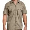 Dickies Men's Short-Sleeve Two-Tone Work Shirt | Shirts & Tops