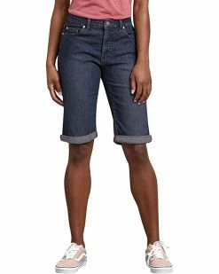 Dickies Women's Perfect Shape Denim Bermuda Shorts
