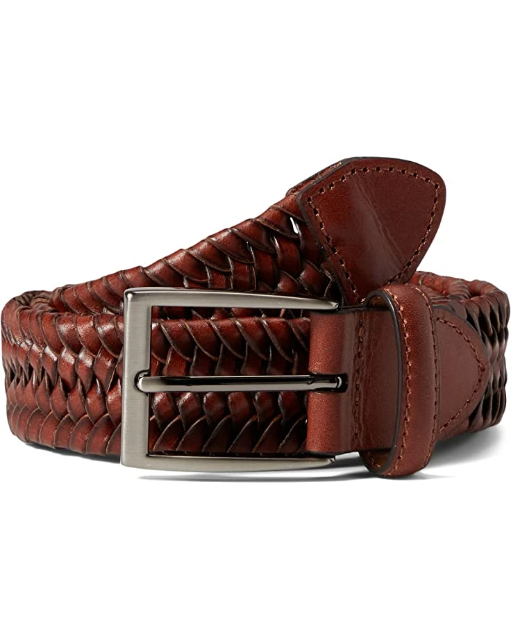 Johnston & Murphy Leather Braided Belt | Belts