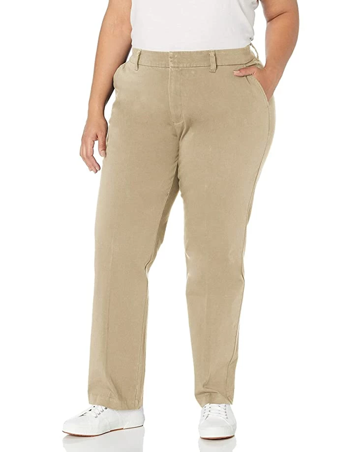 Dickies Women's Size Perfect Shape Straight Twill Pant-Plus | Pants