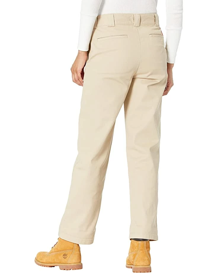 Dickies Juniors Work Crop Roll Hem Original Twill Relaxed Fit | Pants - Image 2