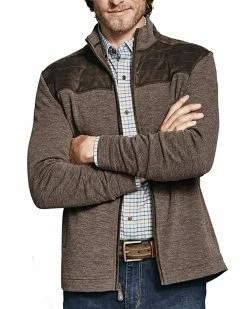 Johnston & Murphy Quilted-Yoke Full Zip | Coats & Outerwear