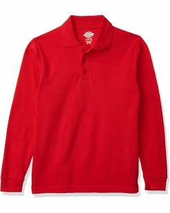 Dickies Boys' Long Sleeve Pique Polo | Shirts & Tops