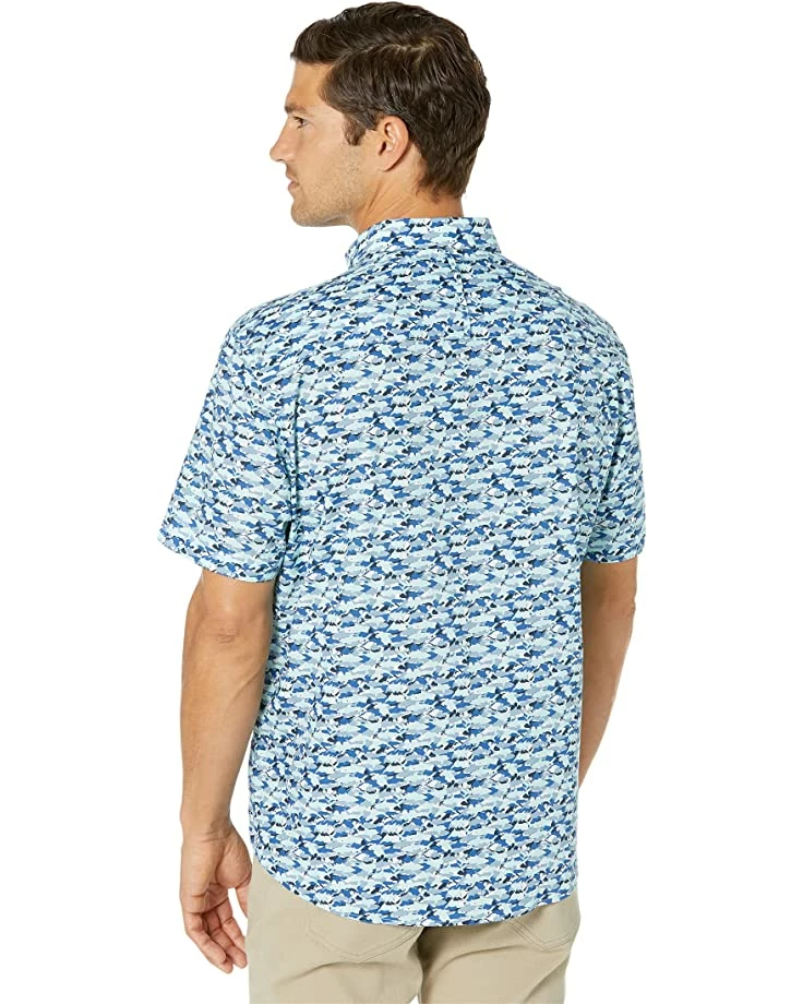Johnston & Murphy Printed Cotton Short Sleeve Shirt | Shirts & Tops - Image 2