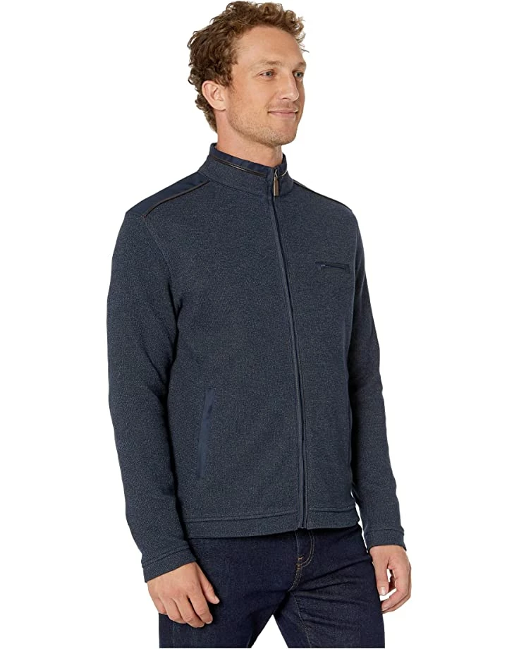 Johnston & Murphy Melange Full Zip | Sweaters - Image 4