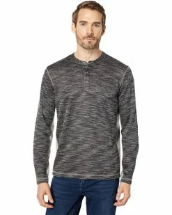 Johnston & Murphy Striated Knit Henley | Shirts & Tops