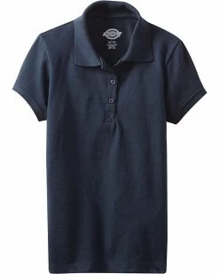 Dickies Girls' Short Sleeve Pique Polo Shirt | Shirts & Tops