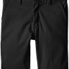 Dickies Khaki Boys' Slim Fit Stretch Flat Front Short | Shorts