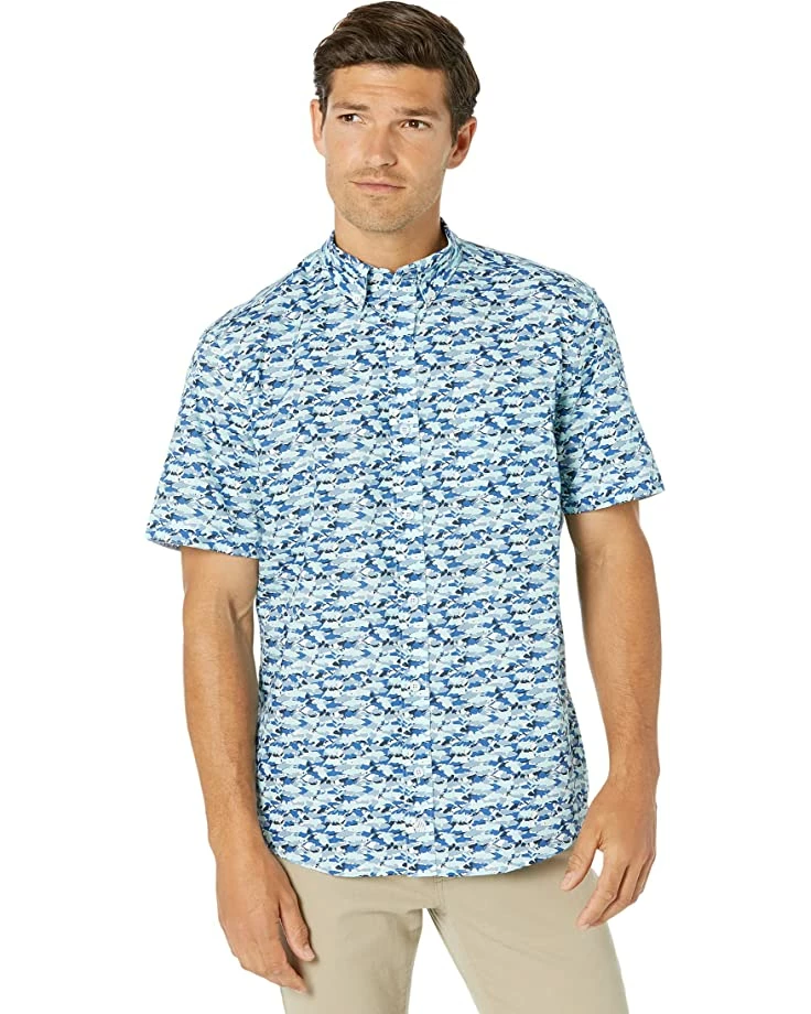 Johnston & Murphy Printed Cotton Short Sleeve Shirt | Shirts & Tops