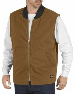 Dickies Men's Sanded Duck Insulated Vest | Coats & Outerwear