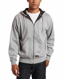Dickies Men's Thermal-Lined Fleece Hoodie | Hoodies & Sweatshirts