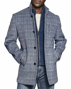Johnston & Murphy Wool Car Coat with Bib | Coats & Outerwear