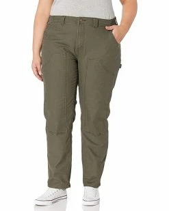 Dickies Size Women's Plus Double Front Denim Carpenter Pants