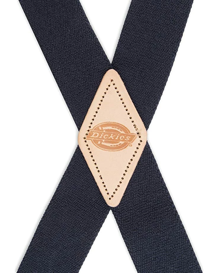 Dickies Men's 1 1/2 inch Solid Straight Clip Adjustable X Back Suspender | Suspenders & Braces - Image 3