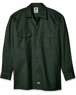 Dickies Men's Big-Tall Long-Sleeve Work Shirt | Shirts & Tops
