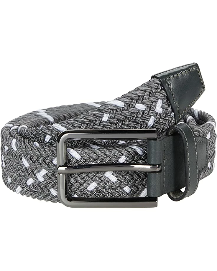 Johnston & Murphy Leather Woven Belt | Belts