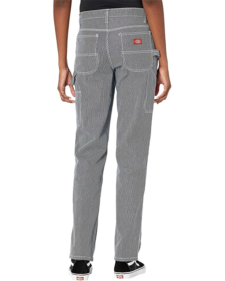 Dickies Juniors Carpenter Pants Railroad Stripe Relaxed Fit - Image 2
