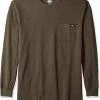 Dickies Men's Long Sleeve Heavyweight Crew Neck | Shirts & Tops