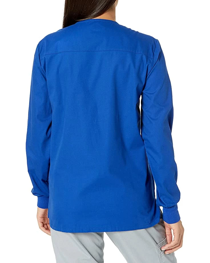 Dickies Women's EDS Signature Scrubs Missy Fit Snap Front Warm-up Jacket | Coats & Outerwear - Image 2