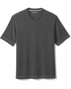 Johnston & Murphy Vintage Slub V-Neck Tee | Shirts & Tops