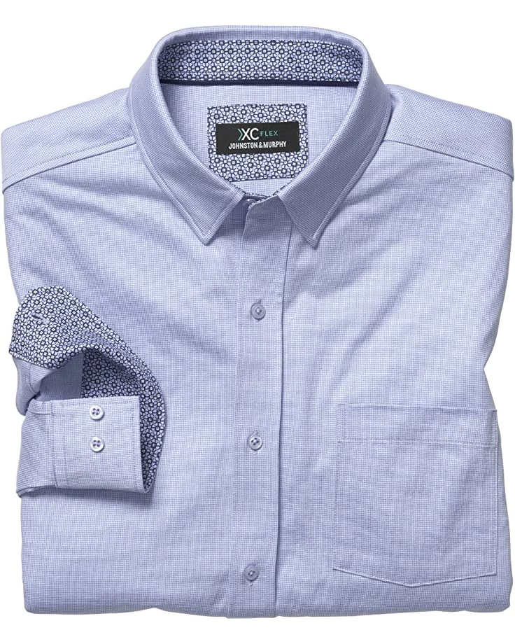 Johnston & Murphy XC Flex Birdseye Button-Down | Shirts & Tops