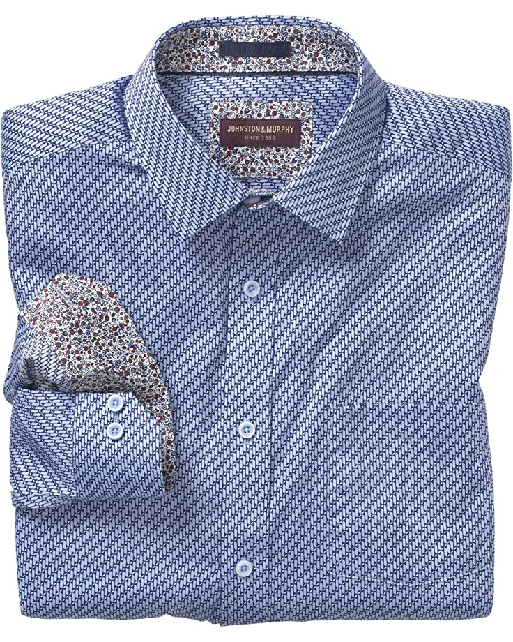 Johnston & Murphy Printed Cotton Shirt | Shirts & Tops - Image 2