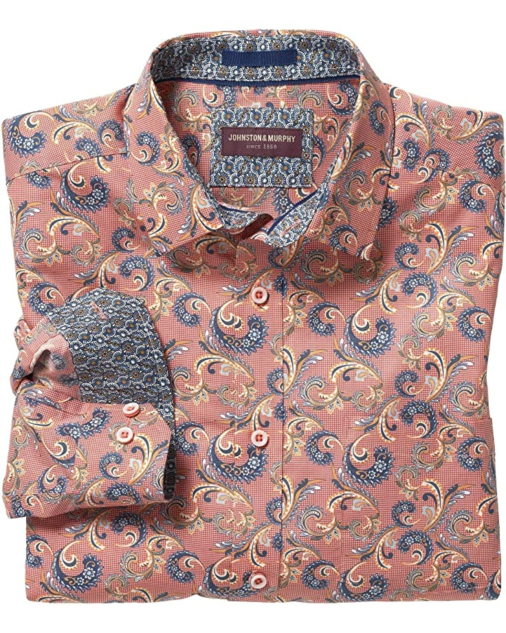 Johnston & Murphy Printed Cotton Shirt | Shirts & Tops - Image 5